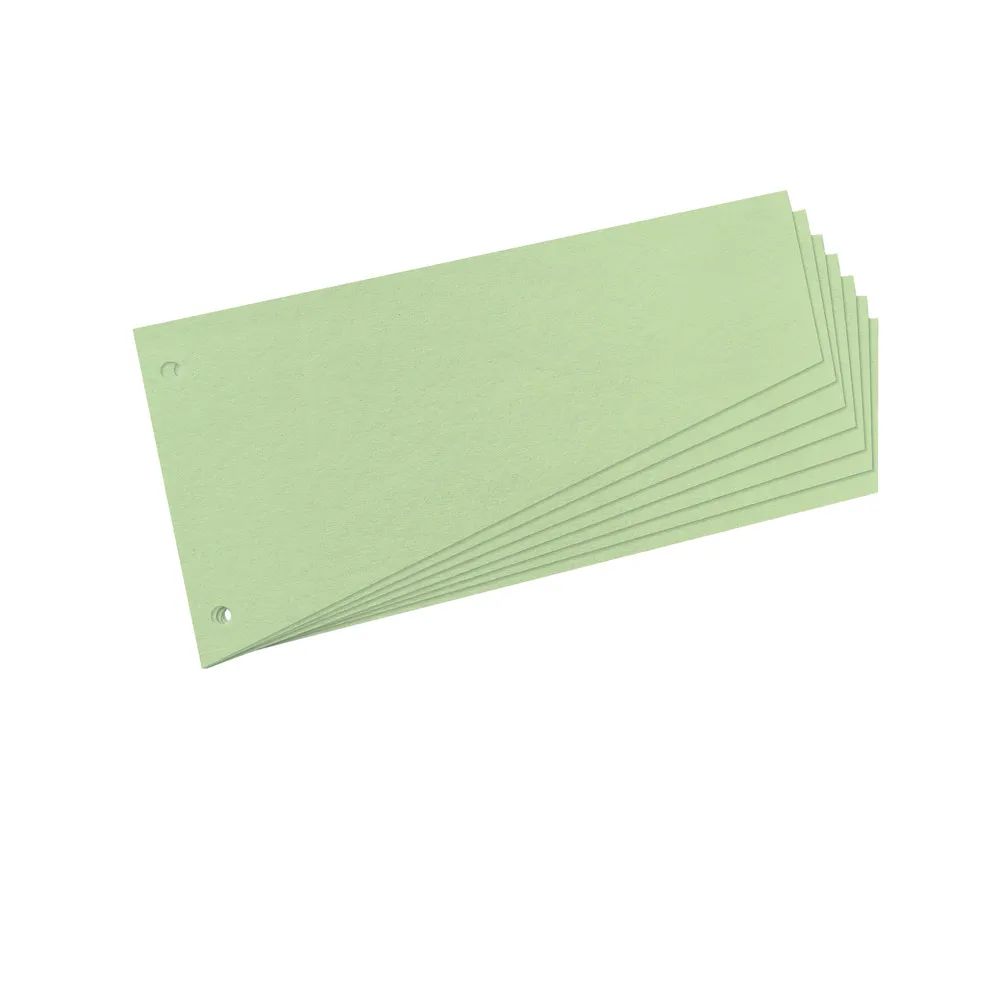 herlitz Trennstreifen, Trapez, grün, 100er Packung