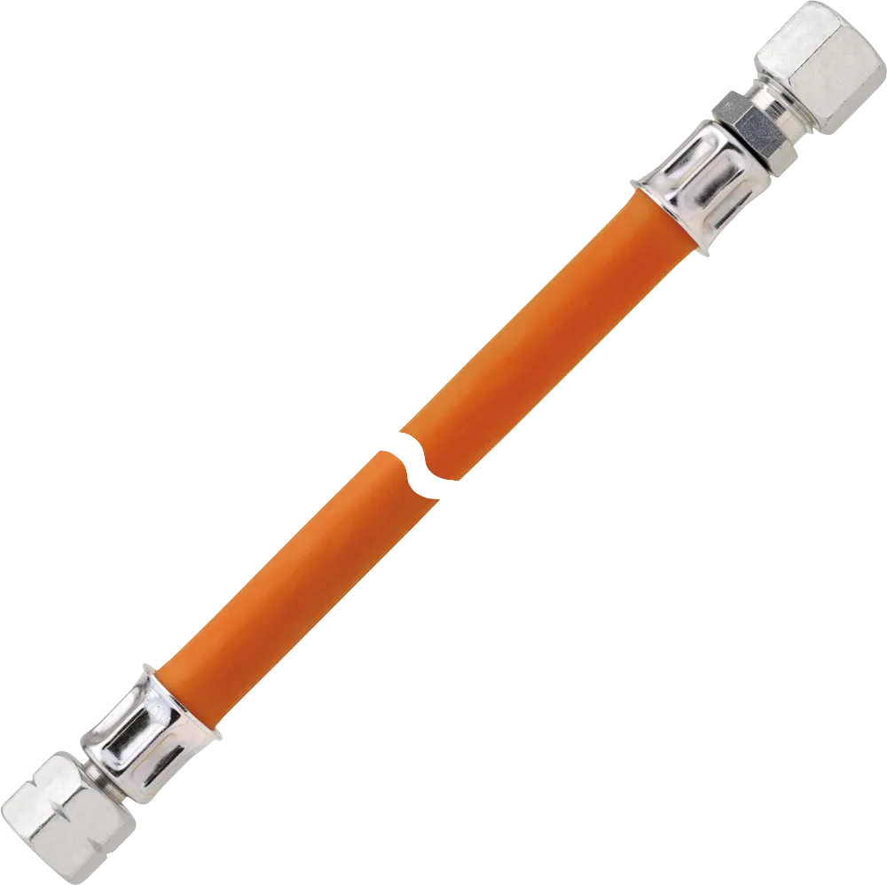 GOK MD-Gasschlauch G1-4LH-ÜMxRVS10x750
