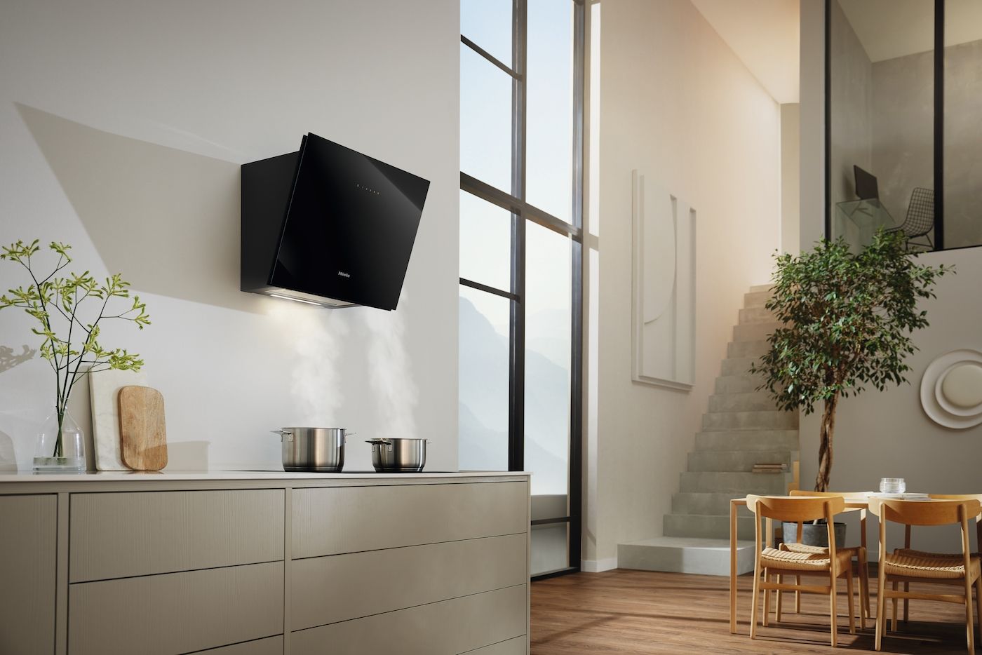 Miele Dunstabzugshaube DAH 2660 obsidianschwarz
