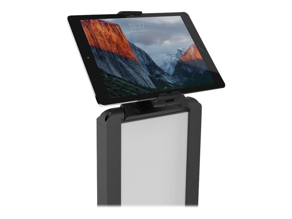 Compulocks Universal Tablet Cling Brandable Floor Stand - Aufstellung - für Tablett - verriegelbar - Stahl - Schwarz - Bildschirmgröße: bis zu 33 cm (bis zu 13 Zoll)
