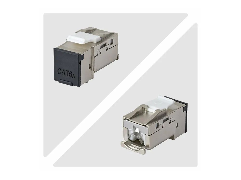 StarTech.com Cat6a Keystone Jack 10-Pack 90-Deg - Netzwerk - CAT 6a