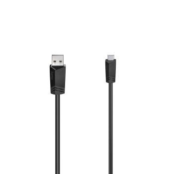 Hama Mini-USB-Kabel, USB 2.0, 480 Mbit/s, 1,50 m