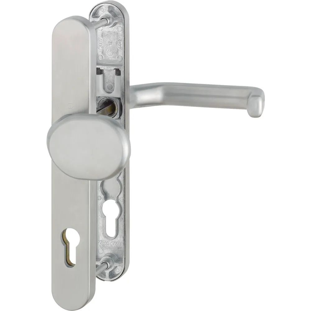 Hoppe Wechselgarnitur LIVERPOOL - Schmalschild Knopf PZ, 77-82, matt