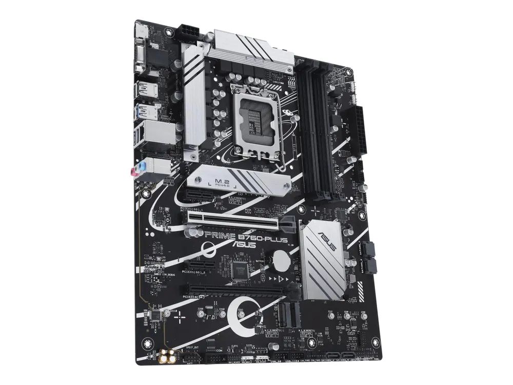 ASUS PRIME B760-PLUS - Motherboard - ATX - LGA1700 Sockel - B760 Chipsatz - USB-C 3.2 Gen 2x2, USB-C 3.2 Gen 1, USB 3.2 Gen 2, USB 3.2 Gen 1, USB4 - 2.5 Gigabit LAN - Onboard-Grafik (CPU erforderlich)