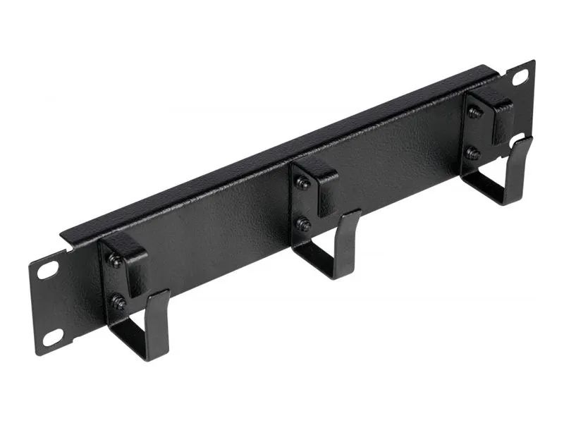 Equip EZMR-10-B - Kabelmanagement-Panel mit Ringen für Rack - Schwarz - 1U - 25.4 cm (10")