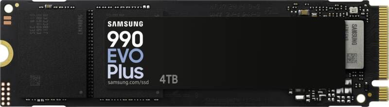 Samsung 990 EVO Plus MZ-V9S2T0 - SSD - verschlüsselt - 4 TB - intern - M.2 2280 - PCIe 5.0 x2 (NVMe)