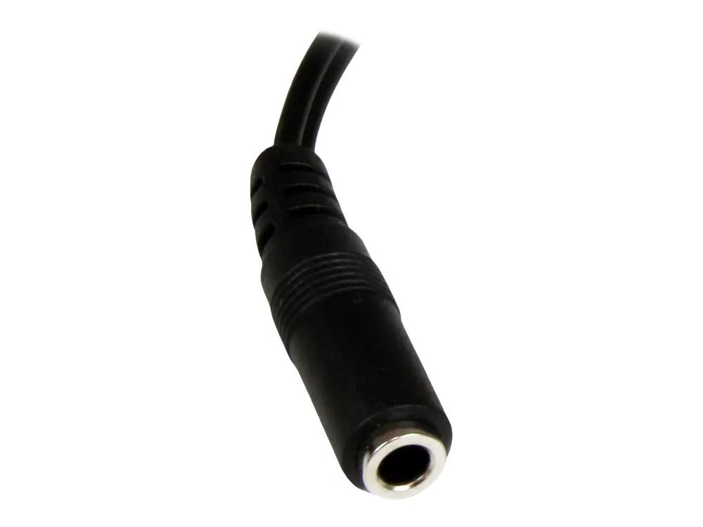 StarTech.com 15cm Audio Kabel 3,5mm Klinke auf 2x Cinch (Buchse/Stecker)