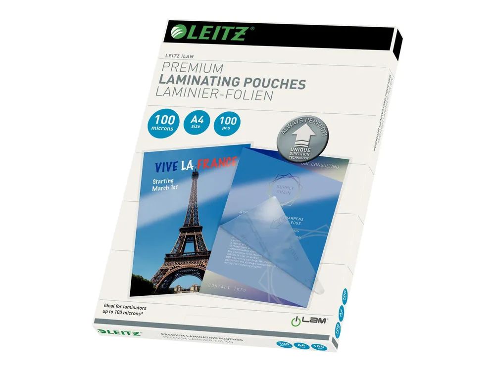 Esselte Leitz Glänzend, kristallklar - A4 (210 x 297)