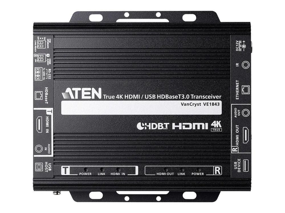 ATEN VanCryst VE1843 - Video/Audio/Infrarot/USB/serieller/Netzwerkextender