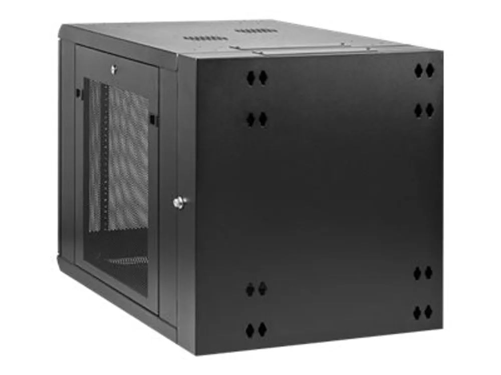 StarTech.com RK1232WALHM 12HE Wandmontage Server Rack (bis zu 84,8 cm tief, Gehäuse mit Scharnier, Netzwerkschrank, Server Schrank)