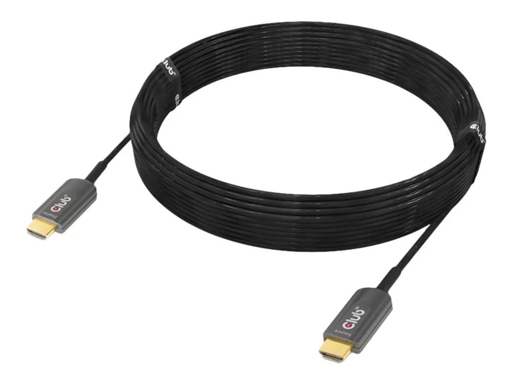 Club 3D CAC-1376 - Ultra High Speed - HDMI-Kabel - HDMI männlich zu HDMI männlich - 10 m - Active Optical Cable (AOC)