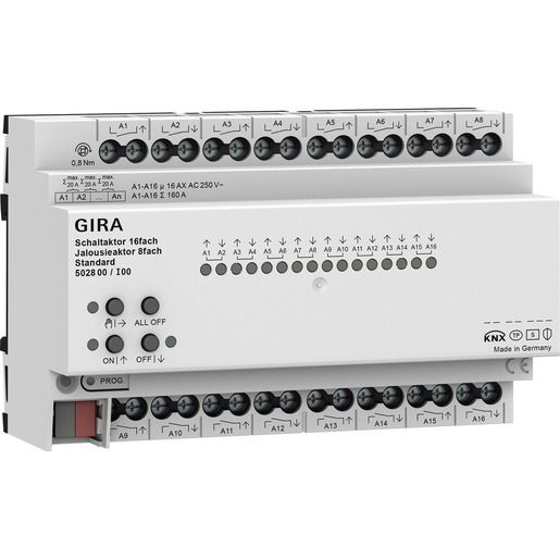 Gira SCHALT-/JAL.AKTOR 16F/8F 16 A / GIRA 502800 STANDARD 502800