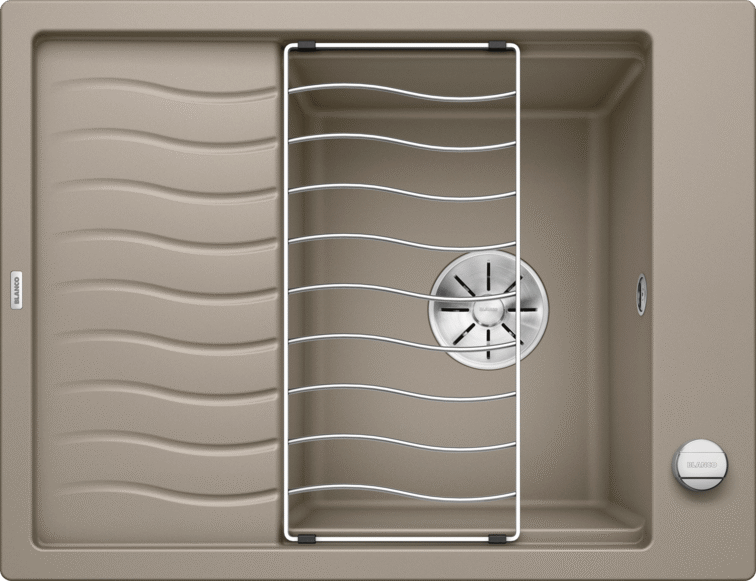 Blanco Elon 45 S SILGRANIT mit Ablauffer