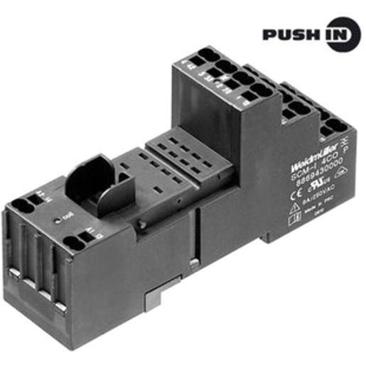 Weidmüller SOCKEL 4W 4X6A 14POLIG / WEIDMÜ SCM-I4CO-P 886943 8869430000