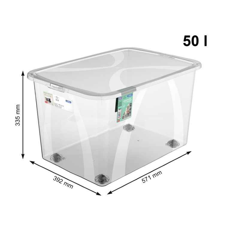 Rotho Box 50 l mit Deckel LONA