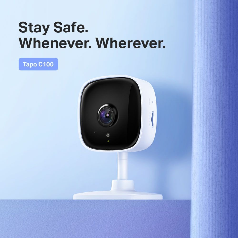 TP-LINK Tapo C100 - Netzwerk-Überwachungskamera - Farbe (Tag&Nacht)