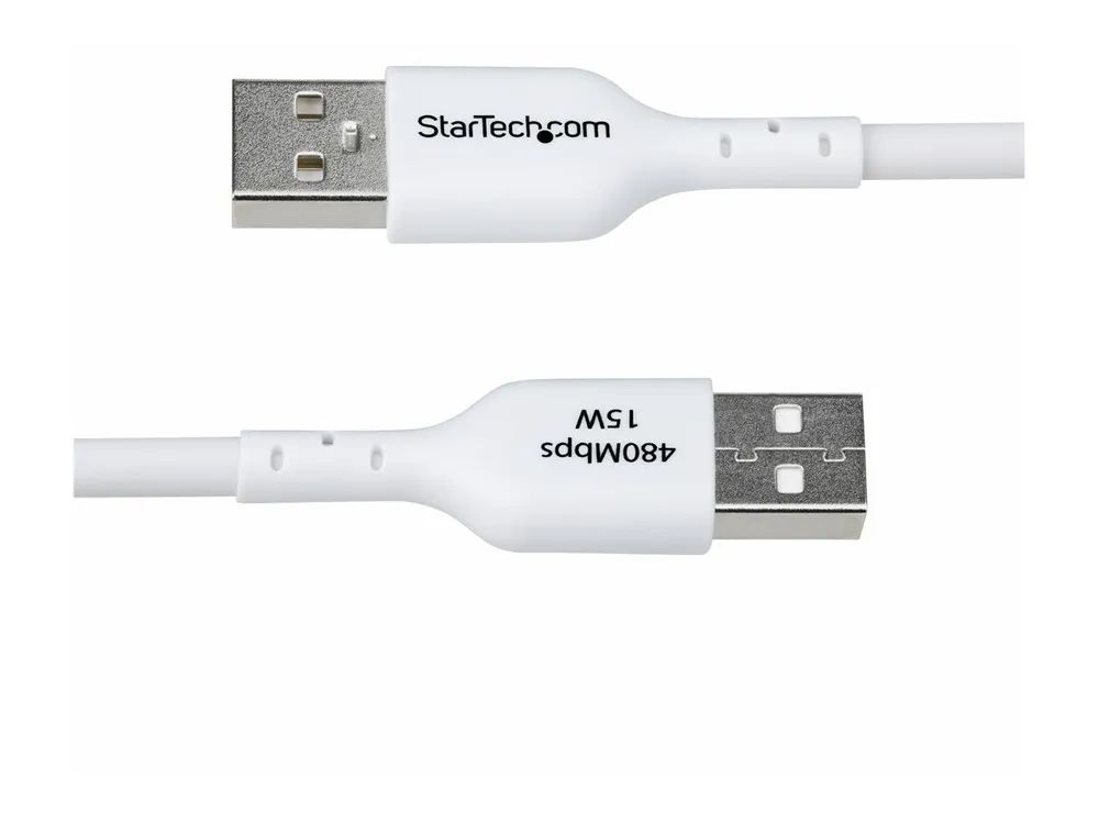 StarTech.com 3m (9.8ft) White USB-A to USB-C Charging Cable/Cord, M/M - USB-Kabel - USB (M)