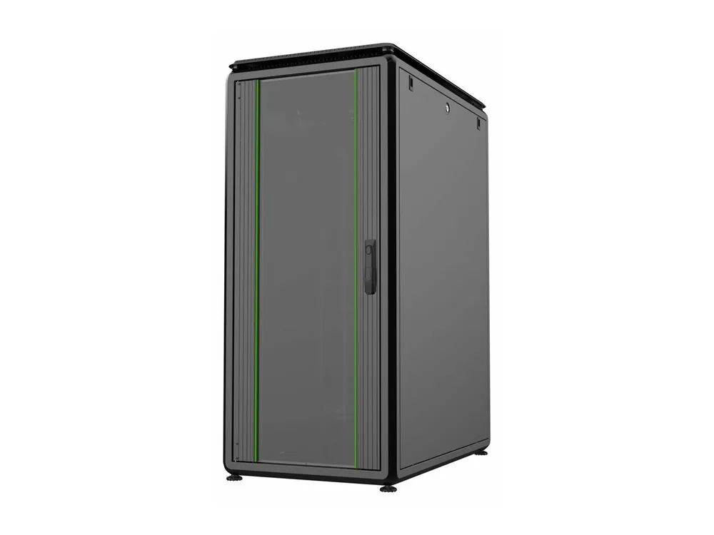 Lanview by Logon Data Line - Schrank Netzwerkschrank - 600 x 1000 mm, data line - freistehend - Schwarz, RAL 9005 - 26U - 48.3 cm (19")