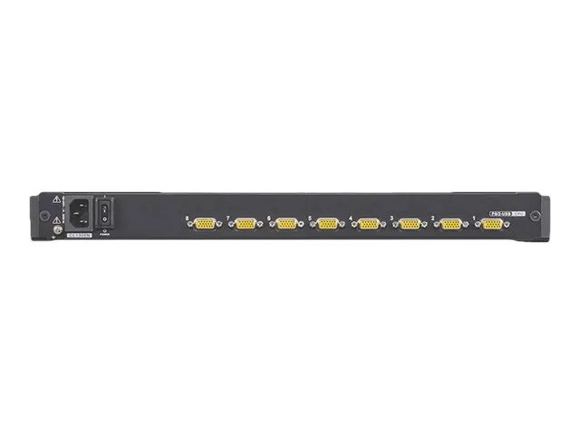 ATEN CL1308N - KVM-Konsole mit KVM-Switch - 8 Anschlüsse - PS/2, USB - Deutsch - 48.3 cm (19")