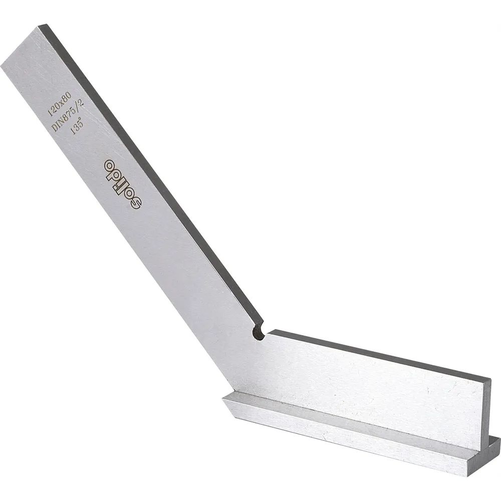 RB-Messwerkzeuge GmbH  Gehrungswinkel 135 Grad DIN875-2 mit Anschlag Schenkellänge 120 x 80 mm