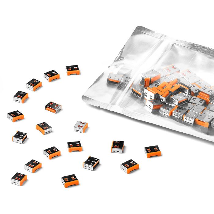 Smart Keeper Basic"USB-A Port" Blocker orange 100 Stk.