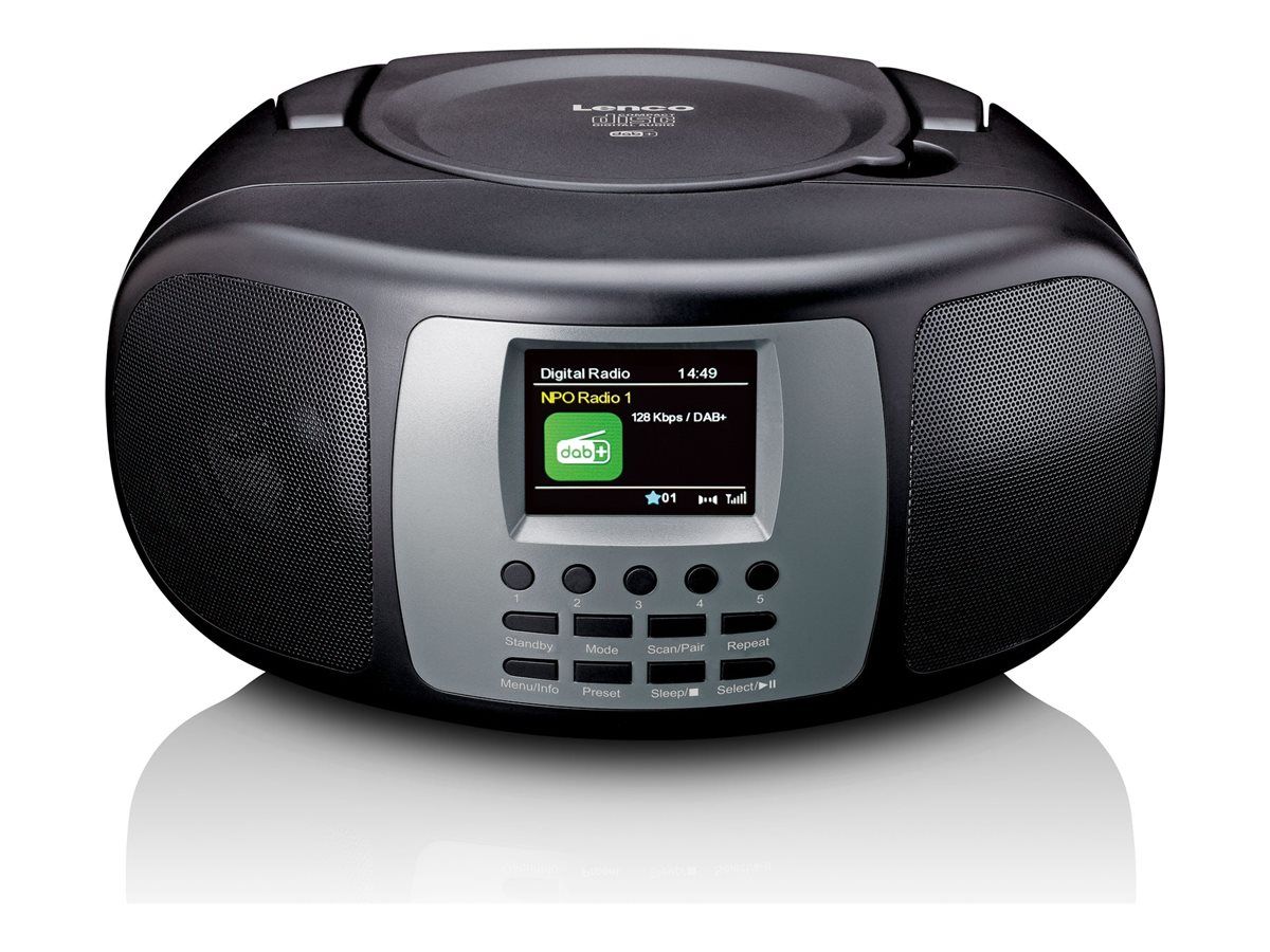 Lenco SCD-860 - Ghettoblaster - 4 Watt - Black