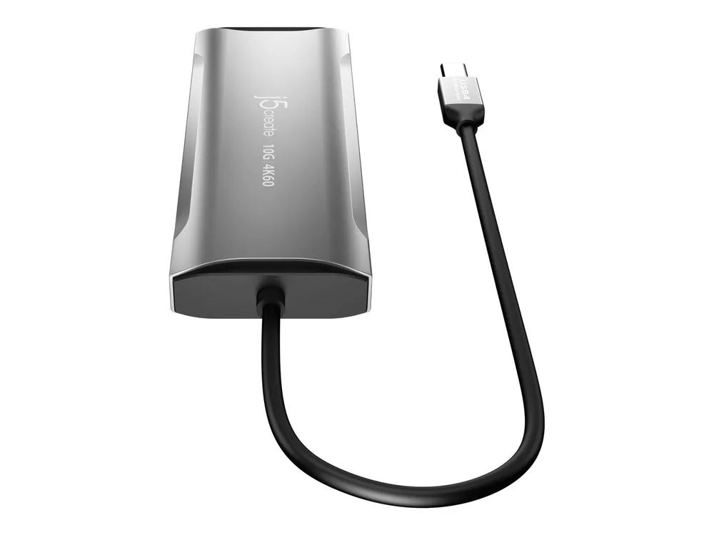 j5create JCD393-N - Mini-Dock - USB-C / USB4 / Thunderbolt 3 / Thunderbolt 4
