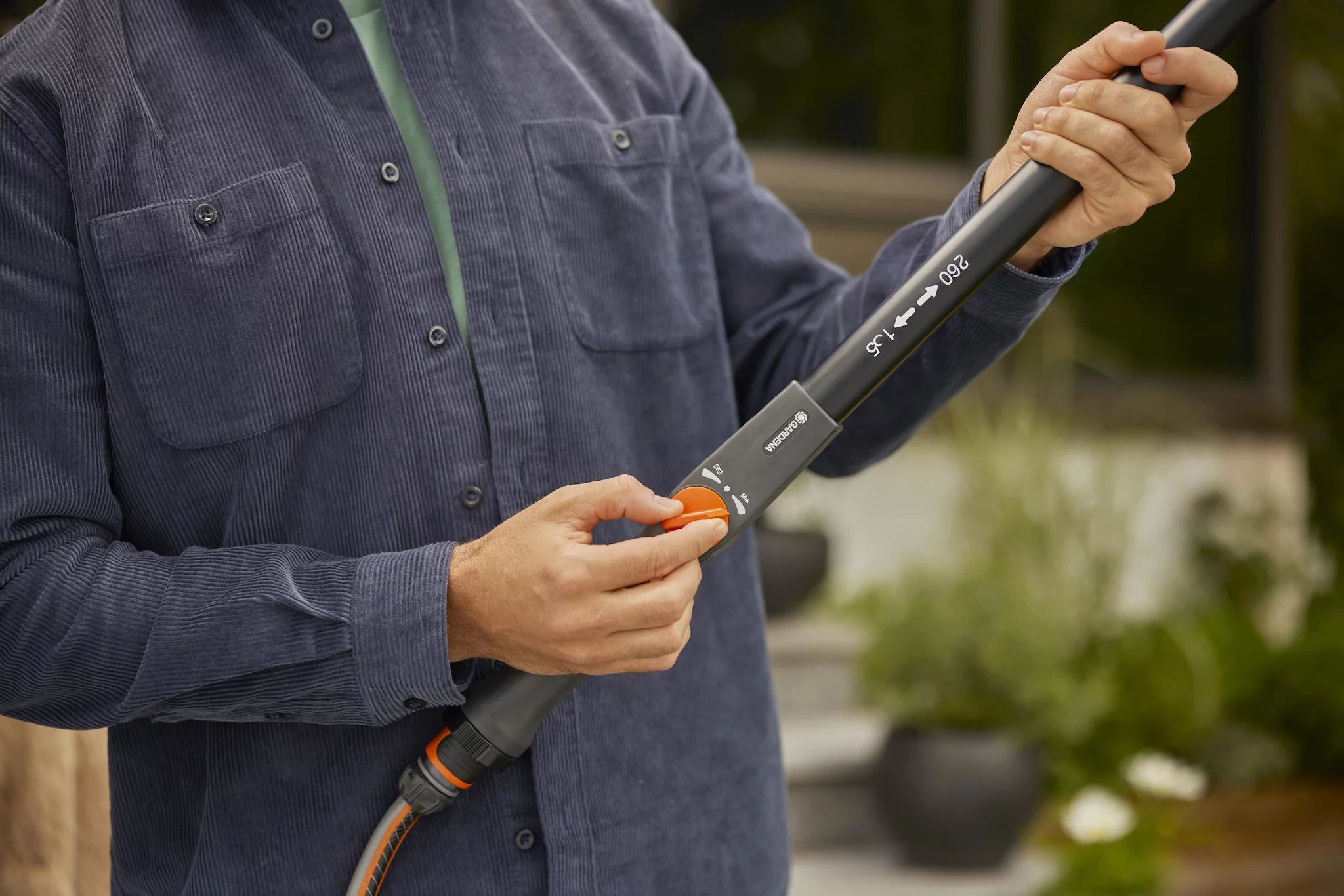 Gardena Cleansystem Teleskop-Stiel M-XL, 155 - 260cm