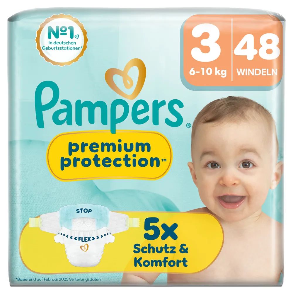 Pampers Premium Protection Gr.3 Midi 6-10kg 
