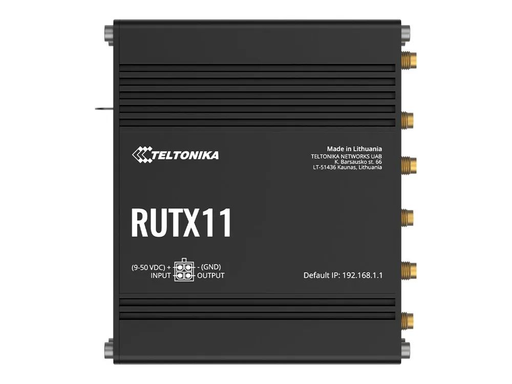 Teltonika RUTX11 - Wireless Router - WWAN 4-Port-Switch