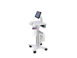 Ergotron Tablet Cart, SV10 - Wagen - für Tablet / Tastatur - medizinisch - Metall - weiß, Aluminium - Bildschirmgröße: bis zu 30,5 cm (bis zu 12 Zoll)