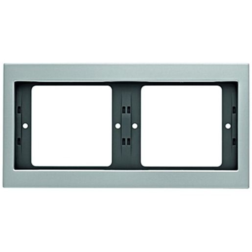 Berker RAHMEN 2F. WAAGR. ALUMINIUM / BERKER 13637003 K.5 13637003