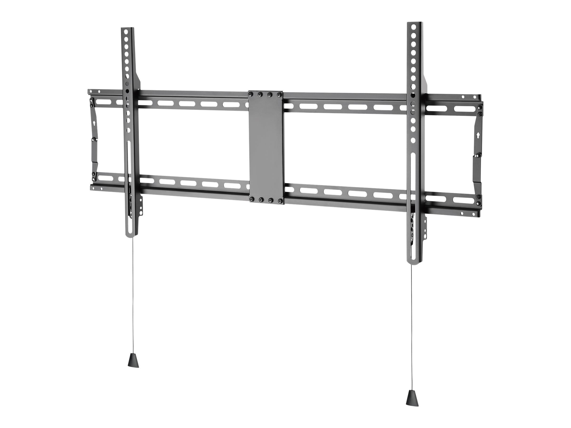 Vision VFM-W8X4V/2 - Befestigungskit (Wandmontage) - für Flachbildschirm - verriegelbar - kaltgewalzter Stahl - Schwarz - Bildschirmgröße: 119.4-190.5 cm (47"-75")