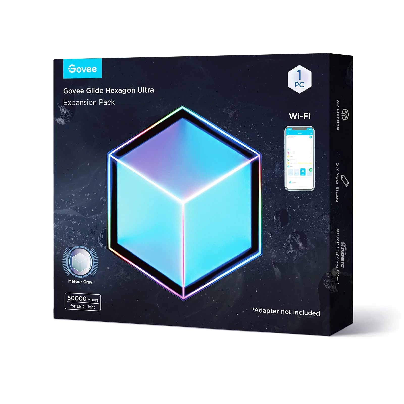 Govee Panelleuchte Glide Hexa Ultra Erweiterung 7er-Pack