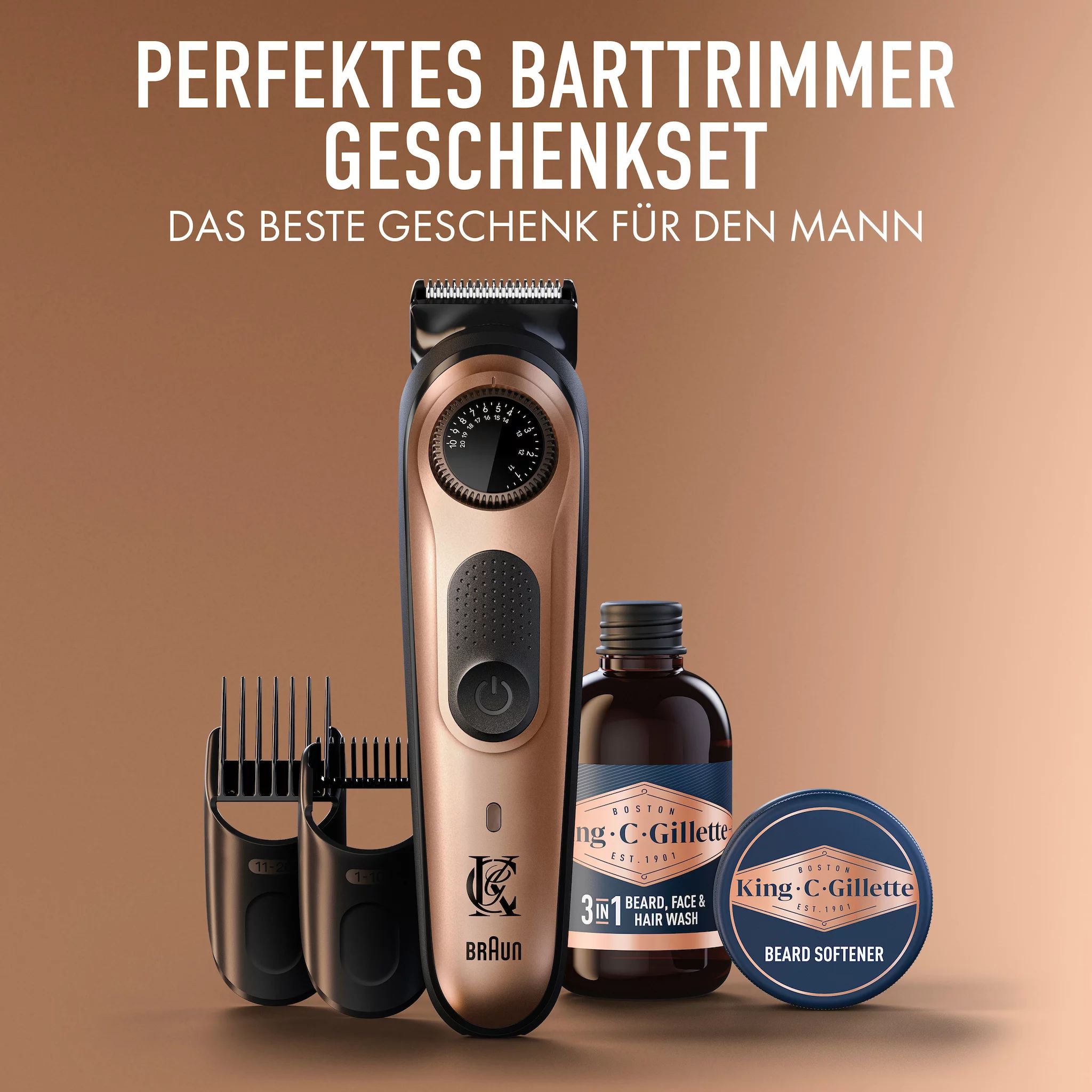 King C. Gillette Trimmer Geschenkset