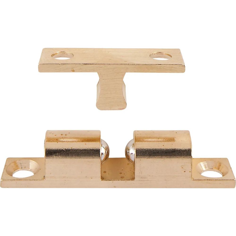 Schachermayer VVP SECOTEC Doppelkugelschnapper 8 x 43 mm Messing massiv SB-1