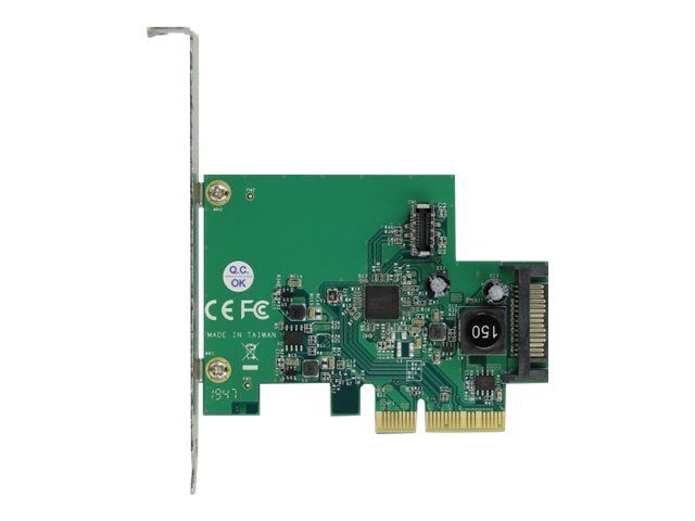 Delock PCI Express Card to 1 x internal USB 3.2 Gen 2 key A 20 pin female - USB-Adapter - PCIe 3.0 x4 Low-Profile - USB 3.2 Gen 2 (intern)
