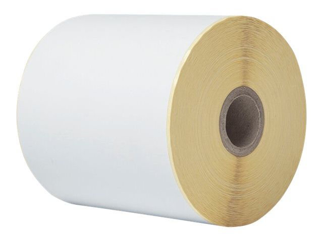 Brother Selbstklebend - weiß - Rolle (10,2 cm x 58 m) 1 Rolle(n) Endlosetiketten (Packung mit 8)