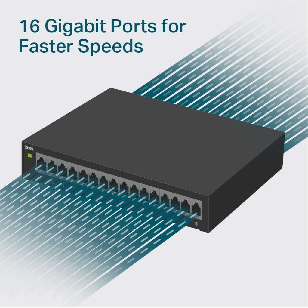 TP-LINK TL-SG116E Unmanaged Pro - Switch - unmanaged