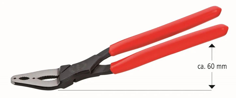 KNIPEX Fahrzeug-Konuszange mit Kunststoff überzogen schwarz atramentiert 200 mm