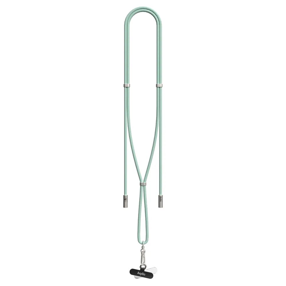 Aqiila Lanyard mit integriertem Ladekabel USB-C auf USB-C green