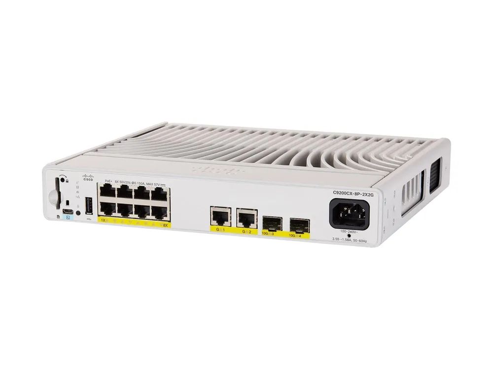 Cisco Catalyst 9200CX - Network Essentials - Switch - kompakt - L3 - managed - 8 x 10/100/1000 (PoE+)