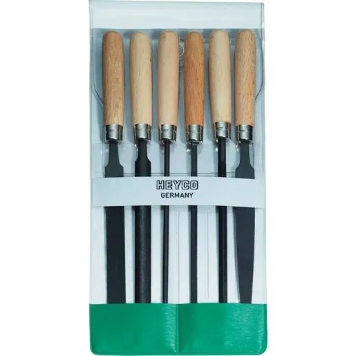 Heytec Tools 6-TEILIG IN KUNSTST.TASCHE / HEYTEC SCHLÜSSELFEILEN-SATZ 01689000030