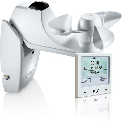 Somfy SOLIRIS SMOOVE IB+ PUR WHITE / SOMFY 1818319 SONNEN+WIND 1818319