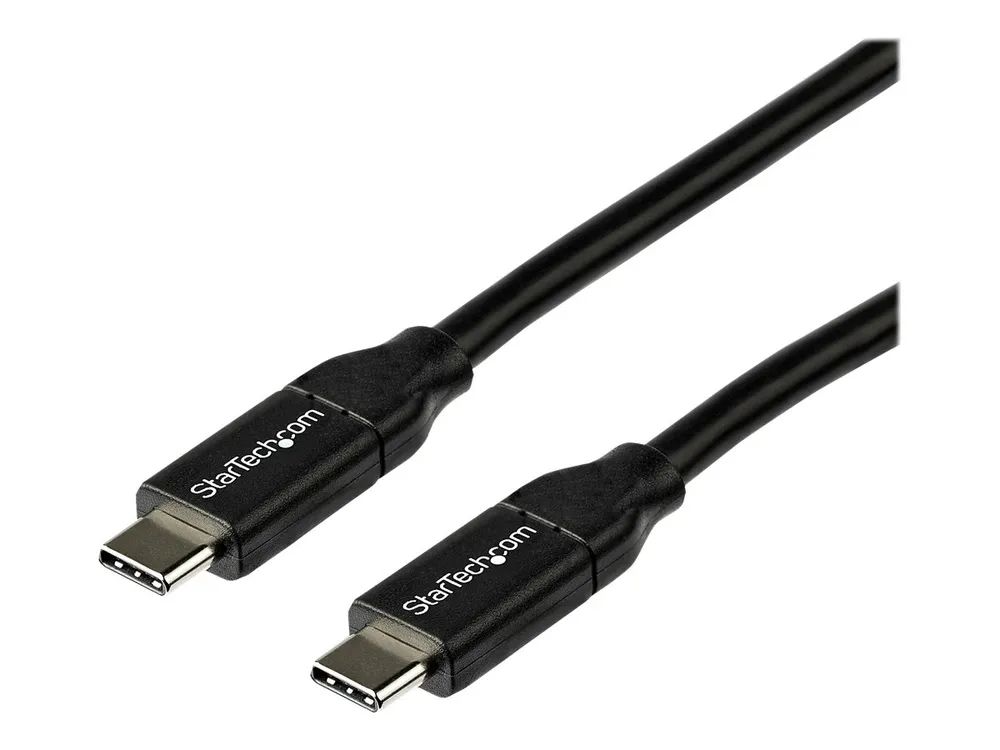 StarTech.com USB-C auf USB-C Kabel mit 5A Power Delivery - St/St - 2m - USB 2.0 - USB-IF zertifiziert - USB Typ C Kabel - USB-Kabel - 24 pin USB-C (M)