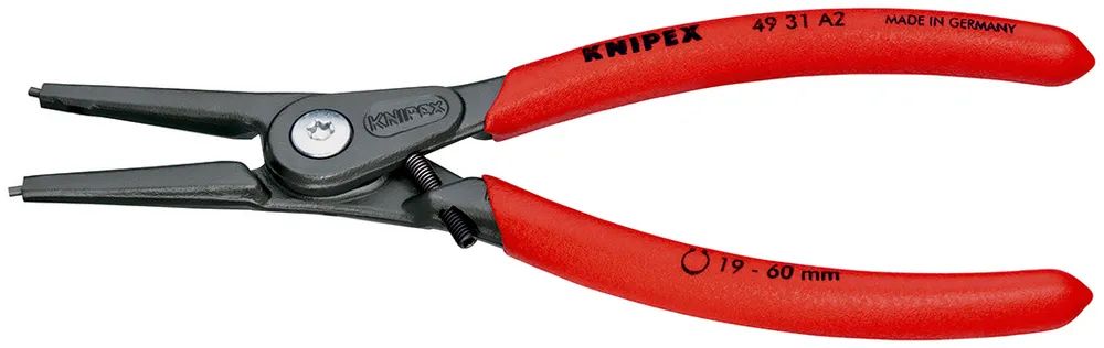 KNIPEX Präzisions-Sicherungsringzange für Außenringe auf Wellen mit Überdehnungsschutz 180 mm
