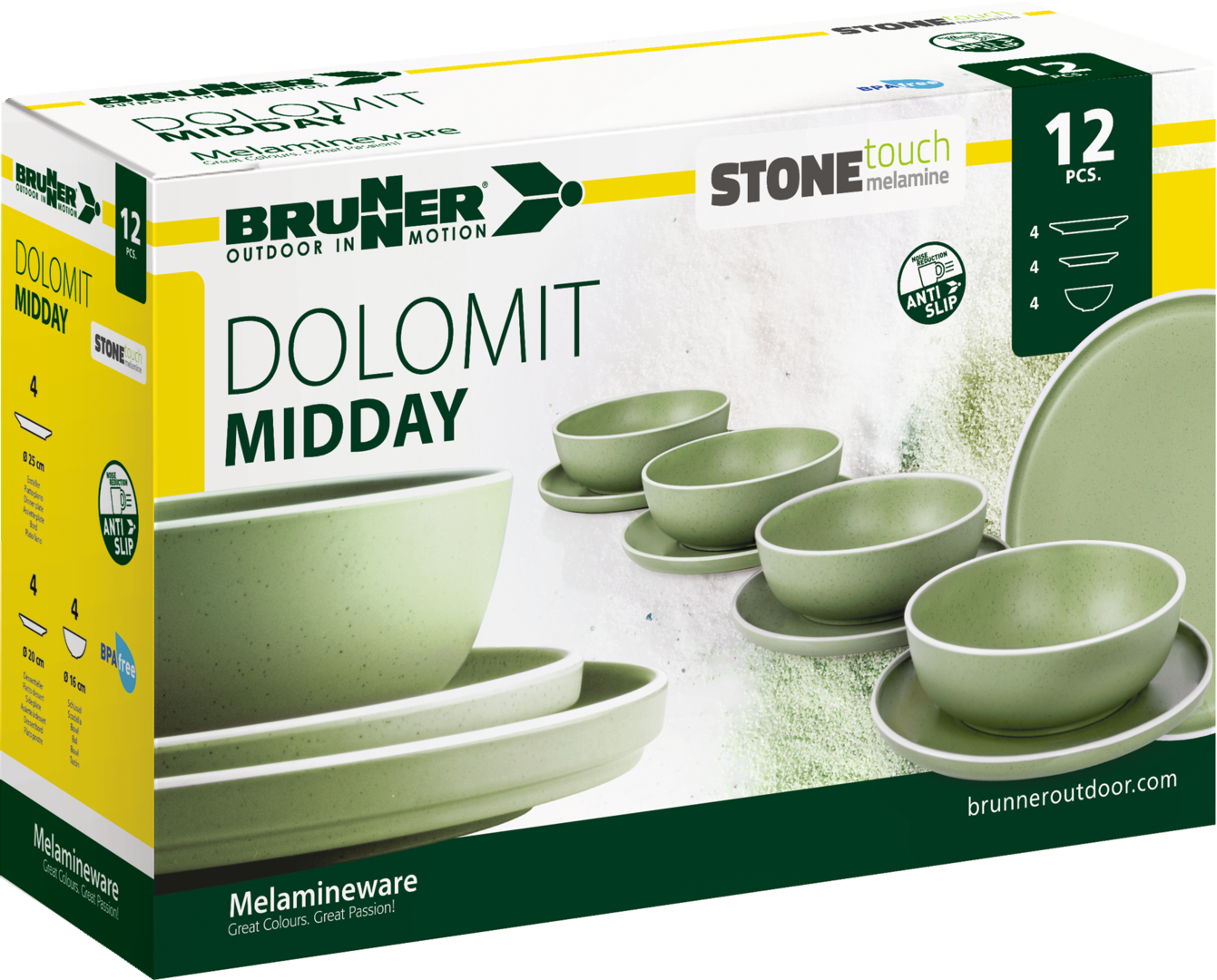 Brunner Midday DOLOMIT GREEN