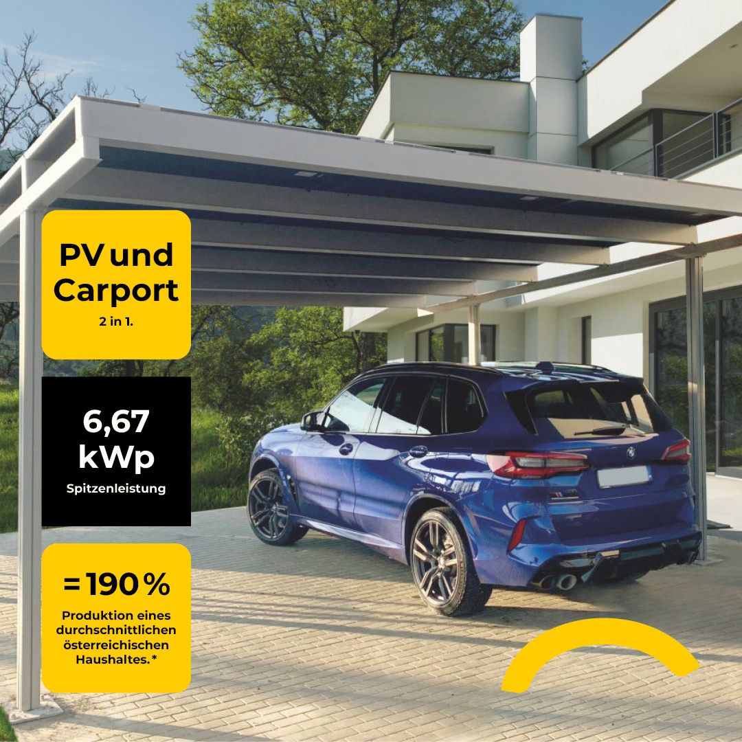 SunCarport 6,67 KWP