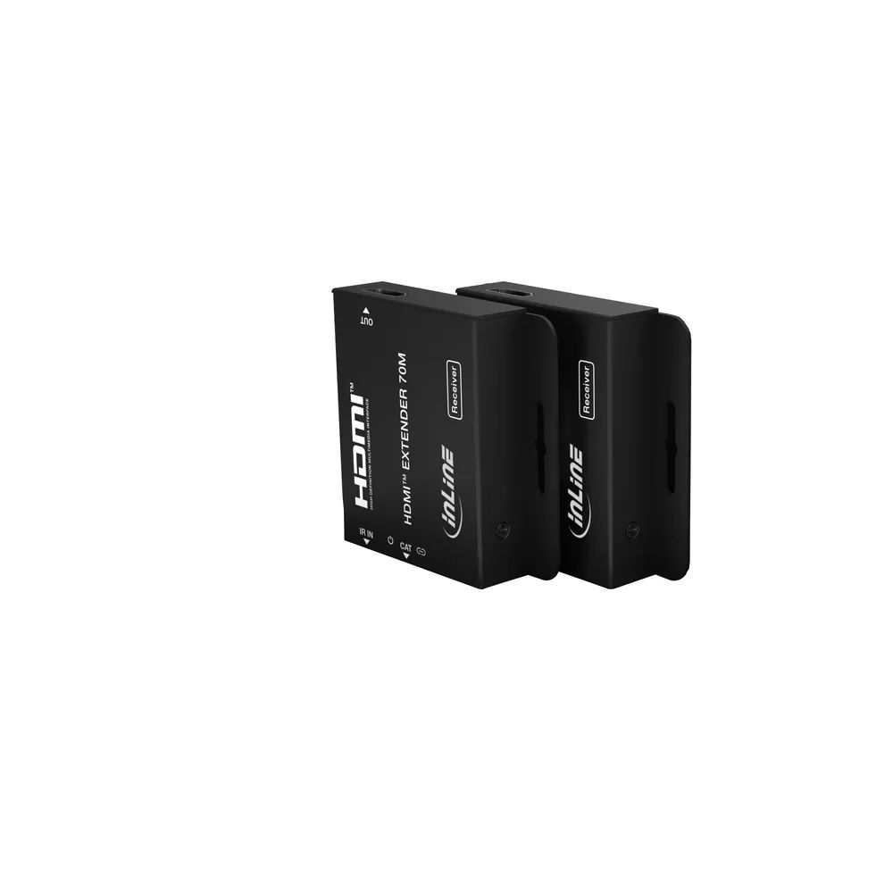 InLine Video Splitter/Extender - 1x2 - Cat.6 - HDMI 4K/30Hz - Kit - mit Empfängern