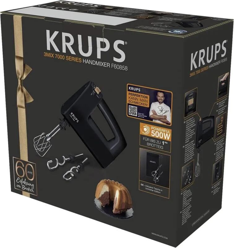 Krups Handmixer F6085811 3Mix7000 Serie Jubiläum Edition